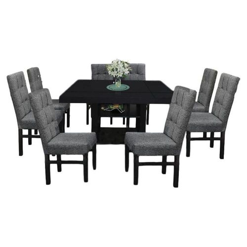 Antecomedor Cony 8 Sillas Chocolate