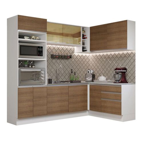 Cocina Integral de Esquina 399cm Glamy Madesa 02 MB