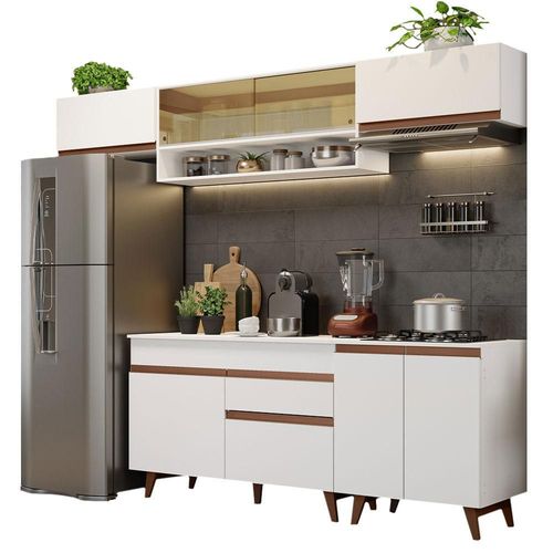Cocina Integral Completa 260 cm Reims Blanco Madesa 11