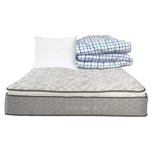 Colchón Individual Restonic Vail + Almohada Oso + Edredón RGH