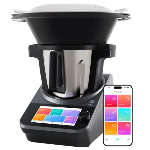 Robot Cocina Avera RC01 Control Táctil y App con 1850 Recetas