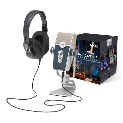 Paquete de Micrófono C22-USB + Audífonos K52 ESSENTIALS KIT AKG