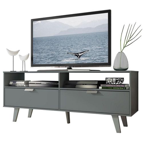 Madesa Mueble para TV até 55 Polegadas 2 Puertas Oslo Gris