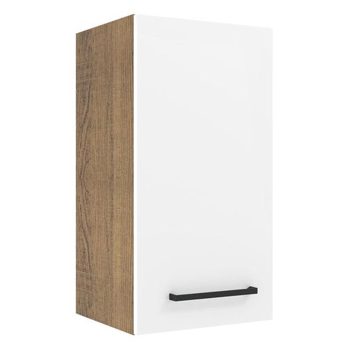 Alacena Madesa Agata 35cm 1 Puerta Marron/Blanco