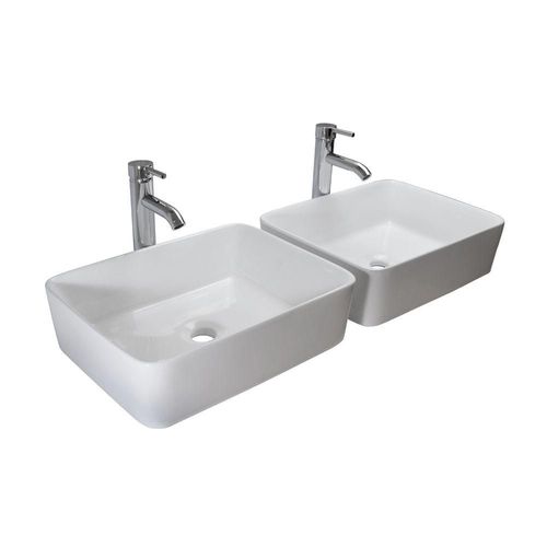 Esatto Lavabo Moderno Borde Dual Oc-011 ¡llave Gratis! 2set