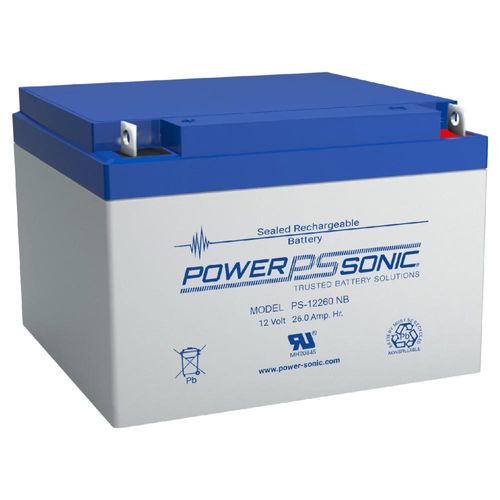 BATERIA RESPALDO POWER SONIC PS-12260 NB 12V 26.0AH