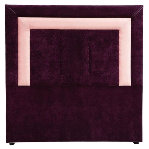 Cabecera Matrimonial Dicasa Bora Morado con franja Rosa RGH