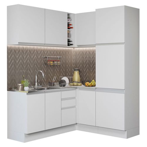Madesa Armario Esquinero Completo 329cm Glamy 01