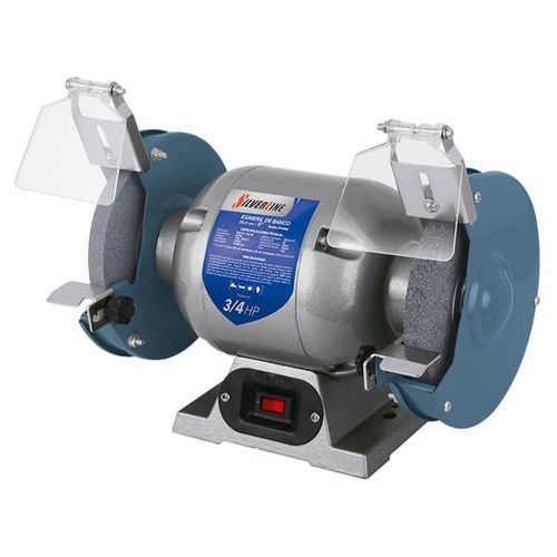ESMERIL DE BANCO SILVERLINE DE 8 PULGADAS COLOR GRIS