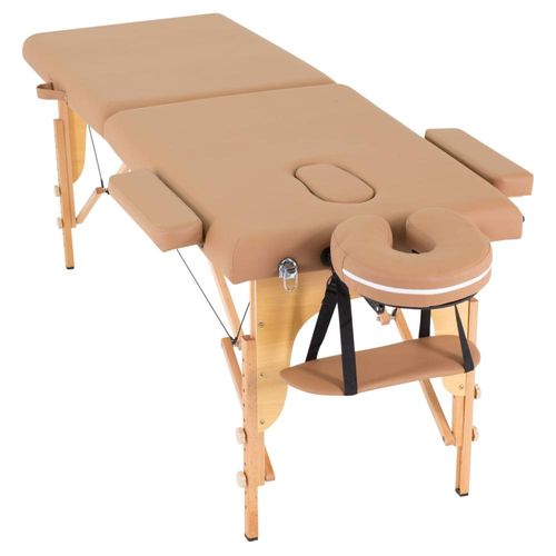 Cama De Masaje Portatil Onof Camilla Pestañas Profesional (Cafe)