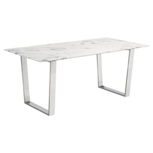 Mesa De Comedor Modelo Atlas - Blanco
