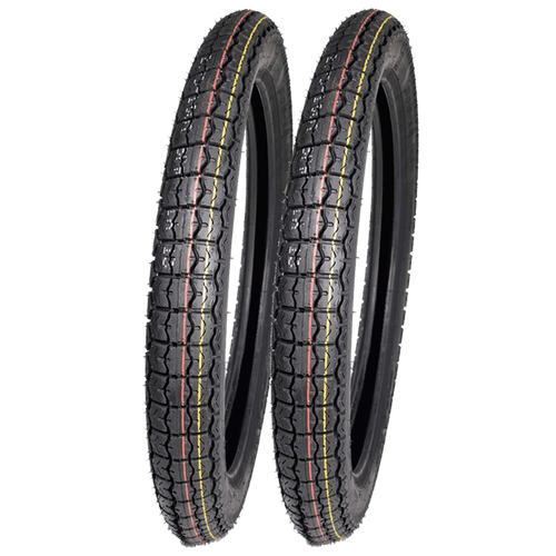 PAQUETE DE 2 LLANTAS 2.75-17 CHAO YANG H620