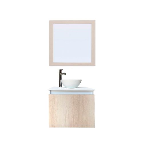Gabinete Para Baño Con Ovalin Y Espejo Decorativo DELÉMONT