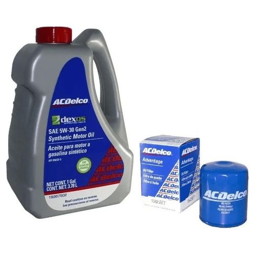Kit Cambio Aceite 5w30 Chevrolet Onix 1.0 2021 2 Pzs