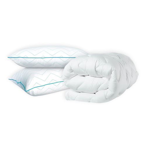 Sognare 2 Almohadas Estándar Suave + Cubre Colchón Extra Confort Ind