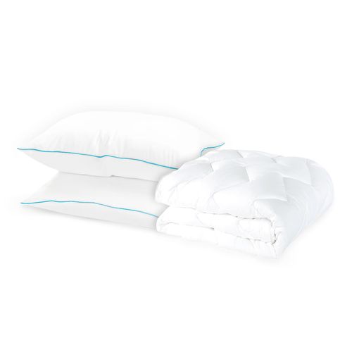 Sognare Nuo 2 Almohadas Estándar + Cubre Colchón Nuo Matrimonial