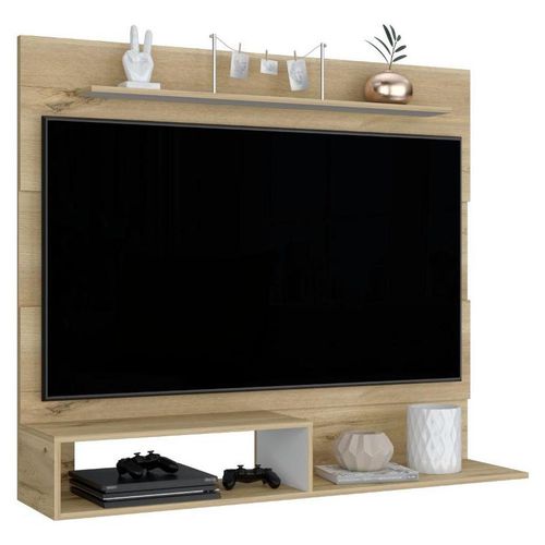 Panel Ascher Color Café Claro y Blanco