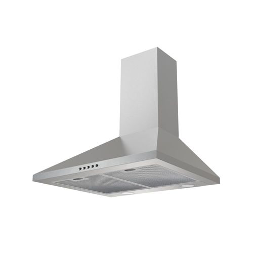 Campana Pared Ajustable IHD CH TULUM 60 de 60 cm Acero Inox Diseño Piramidal