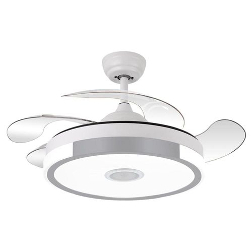 Ventilador de techo Remolino blanco con bocina