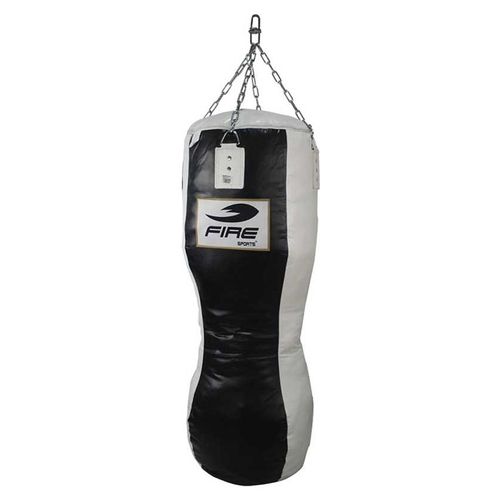 Costal de Box Fire Sports PU punching bag blanco 120cm con relleno