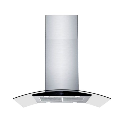 Campana Isla EB Técnica EB-393IC 90 cm Purificadora Acero Inox Cristal