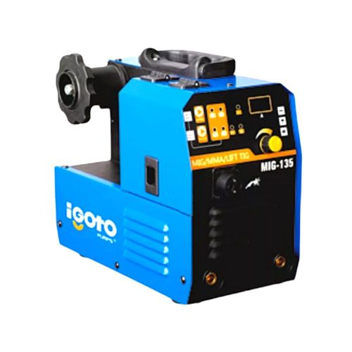 Soldadora Tipo Inversora De Microalambre 127v MIG-135 IGOTO