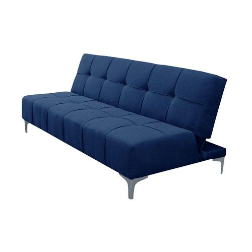 Sofa Cama Reclinable El Bazar Store New York Azul Marino , Futon 3 posiciones, Sala, Love Seat