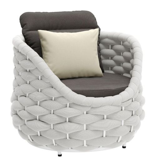 Sillon Exterior Coral Reef Gris Kessa Muebles