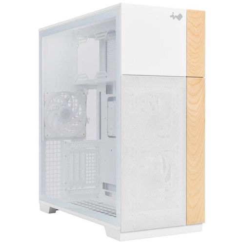 Gabinete Inwin F5 blanco matx s/fuente cristal 3vent AN140P RGB