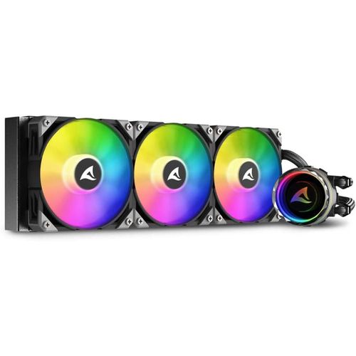 Enfriamiento Sharkoon S90 negro rgb 360mm LGA1700/AM5 E-S90