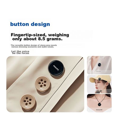 Micrófono Lavalier PHILIPS Inalámbrico