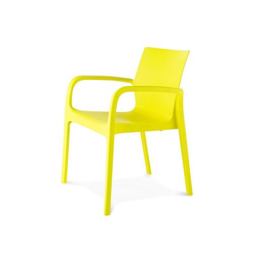 Silla de Comedor con Descansabrazos para Interior y Exterior con Protección UV, Modelo Alissa