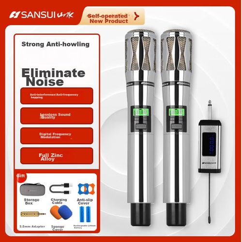 Micrófono SANSUI K46 Inalámbrico