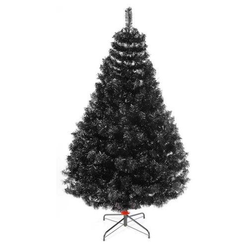Arbol De Navidad Negro Frondoso Pachon Naviplastic 2.2m Pino