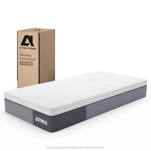 Colchón Individual ATMA VENTUS en Caja Memory Foam