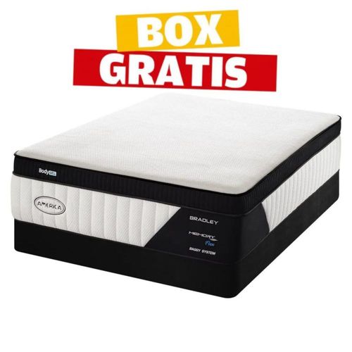 Colchón America Gel Bradley Box Gratis - Matrimonial