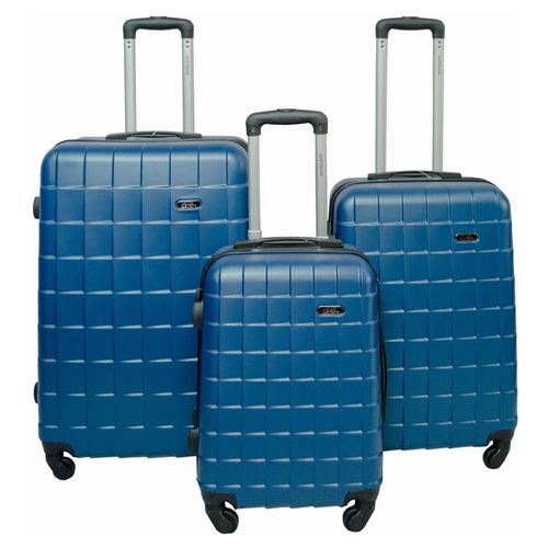 Set 3 Maletas Rigidas 20" 24" 28" Maleta Azul -Viaje