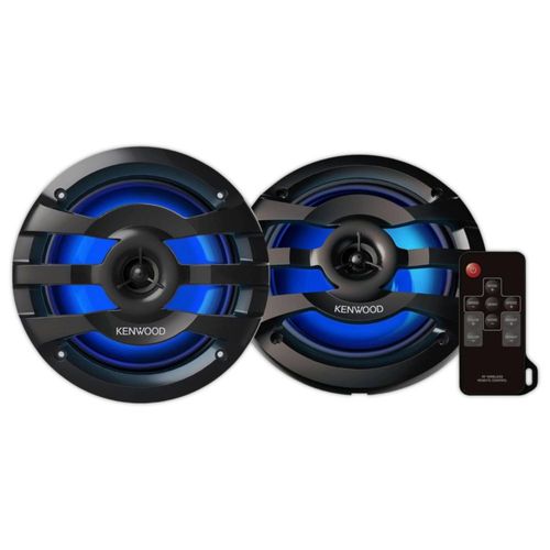 Set De Bocinas Marinas Kenwood KFC-1673MRBL 6.5 PLG 260w Rgb