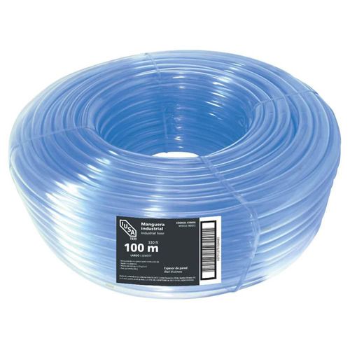 Rollo de Manguera Industrial Estándar, IUSA, 100 m de 3/4\
