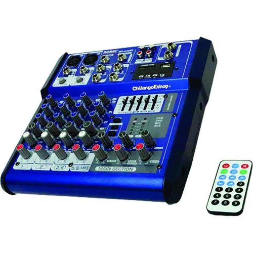 Mezcladora romms 6 ch usb sd bluetooth