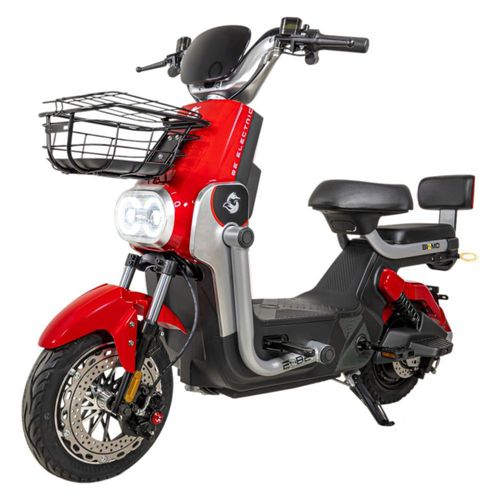 Bicicleta Bicimoto Electrica 800w 60v 50km/h Luces Full Led Rojo BIZMO