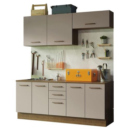 Mueble Modular Integral Almacenamiento Garaje Madesa 200 CM