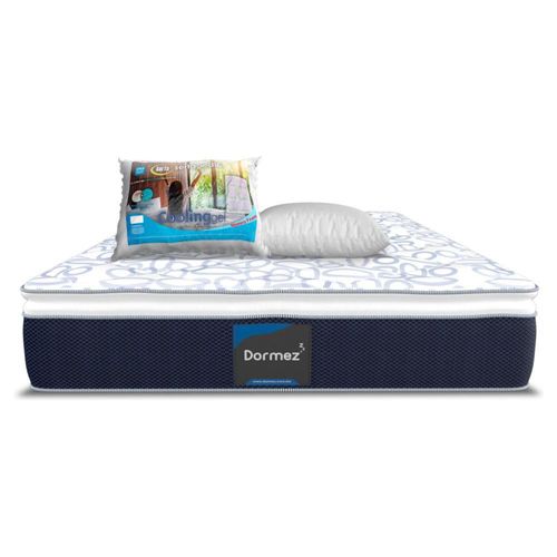 Colchón Dormez Matrimonial Soporte Ortopédico + Almohada Memory Foam
