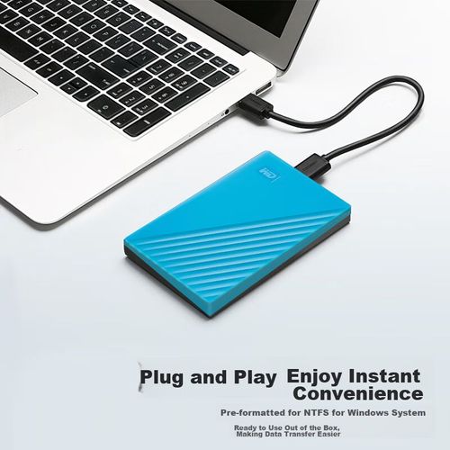 Disco Duro WD My Passport Go Azul 2TB