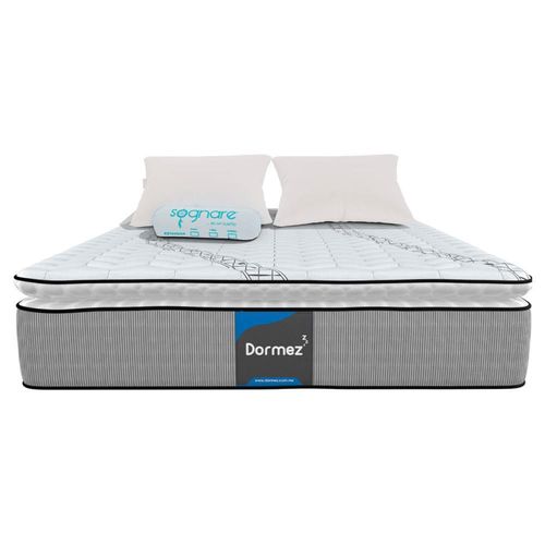 Colchón Individual Dormez Ergo Black + 2 Almohadas Sognare