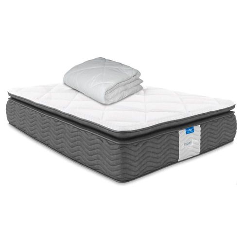 Colchón Restonic Mat Odisey Antiestrés Ortopédico + 1 protector