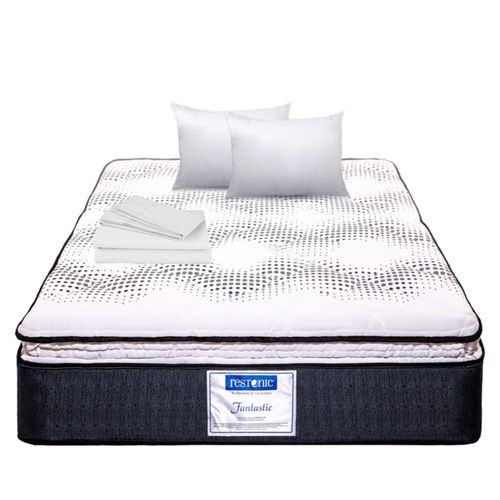 Colchón Fantastic Matrimonial + 2 Almohadas + Sabanas Matrimonial Ensueño