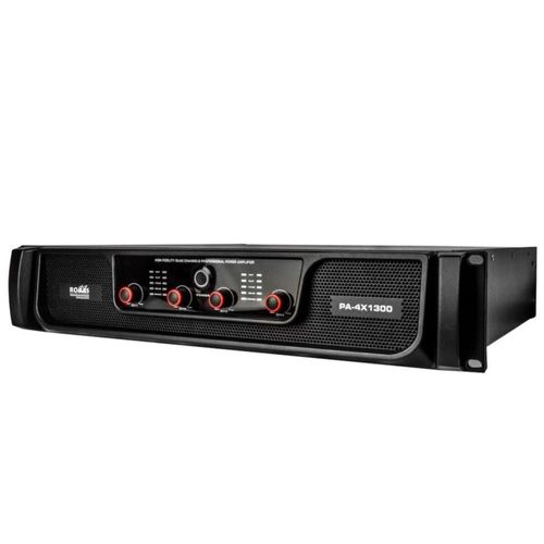 Amplificador Profesional ROMMS 4 canales x 1300w RMS