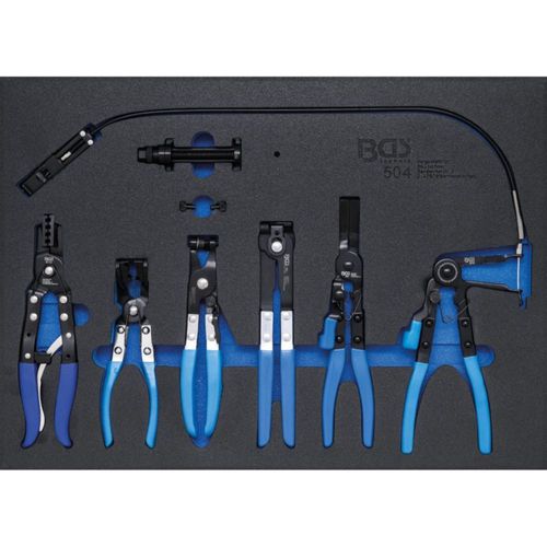 JUEGO DE PINZAS PARA ABRAZADERAS DE MANGUERAS | BGS 504