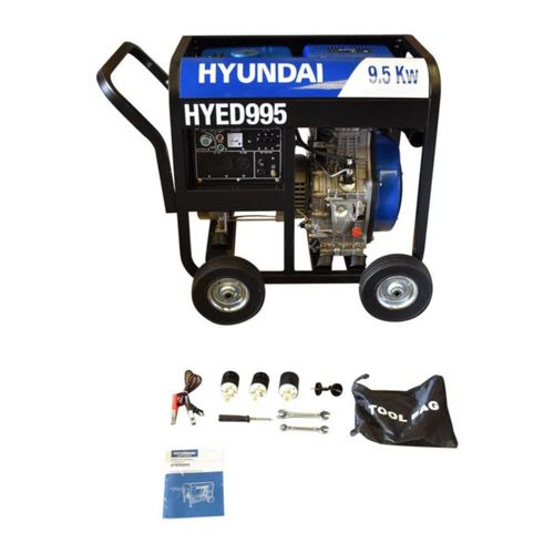 Generador Profesional Diesel Trifásico Hyundai 9.5 Kw 18 Hp - HYED995. 26111601